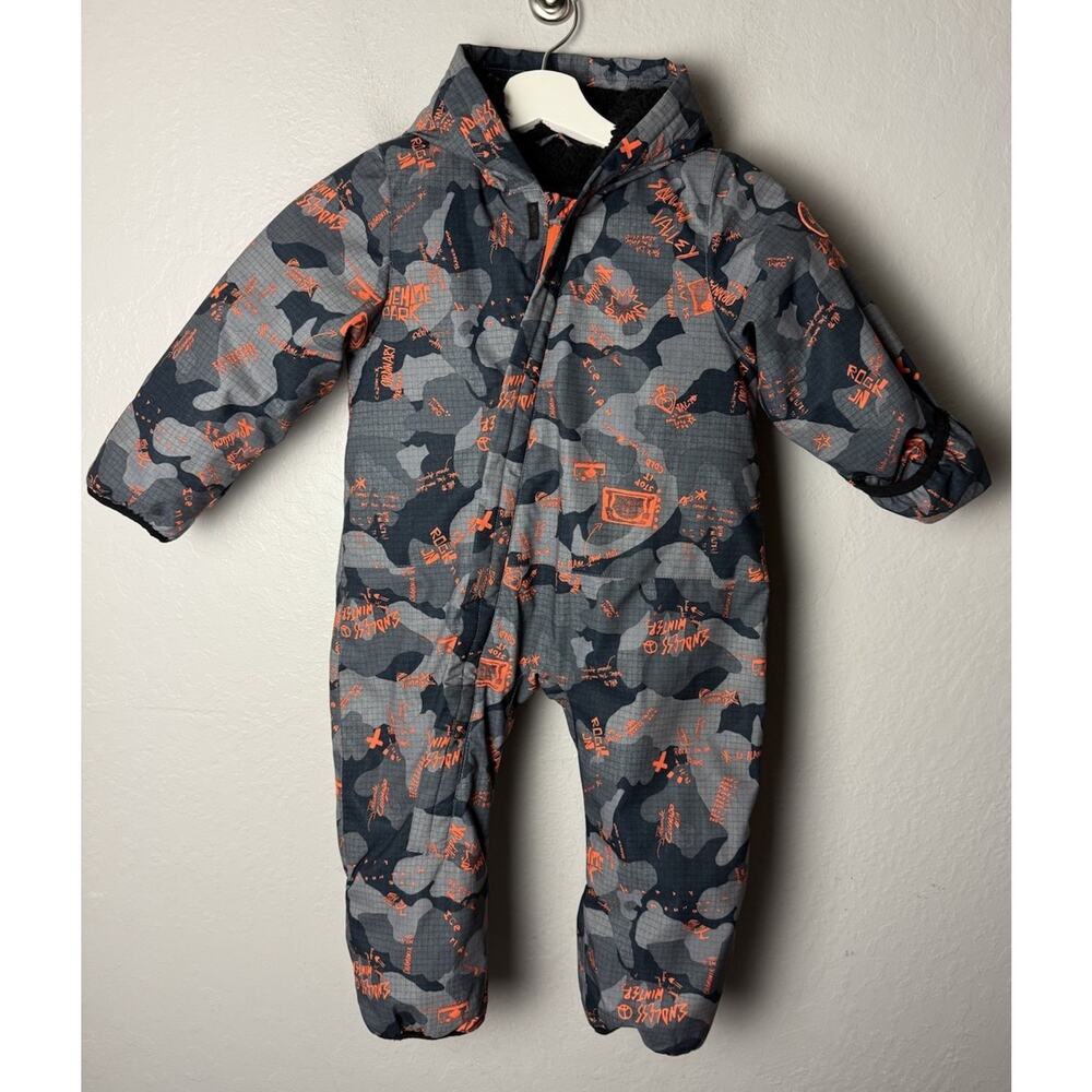 Quiksilver DRYFLIGHT Toddler Insulated Snow Suit Ripstop Zip Sherpa 18-24 Month